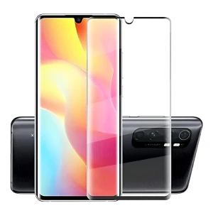 Защитное стекло diamond glass 4d для xiaomi mi note 10 lite, черное