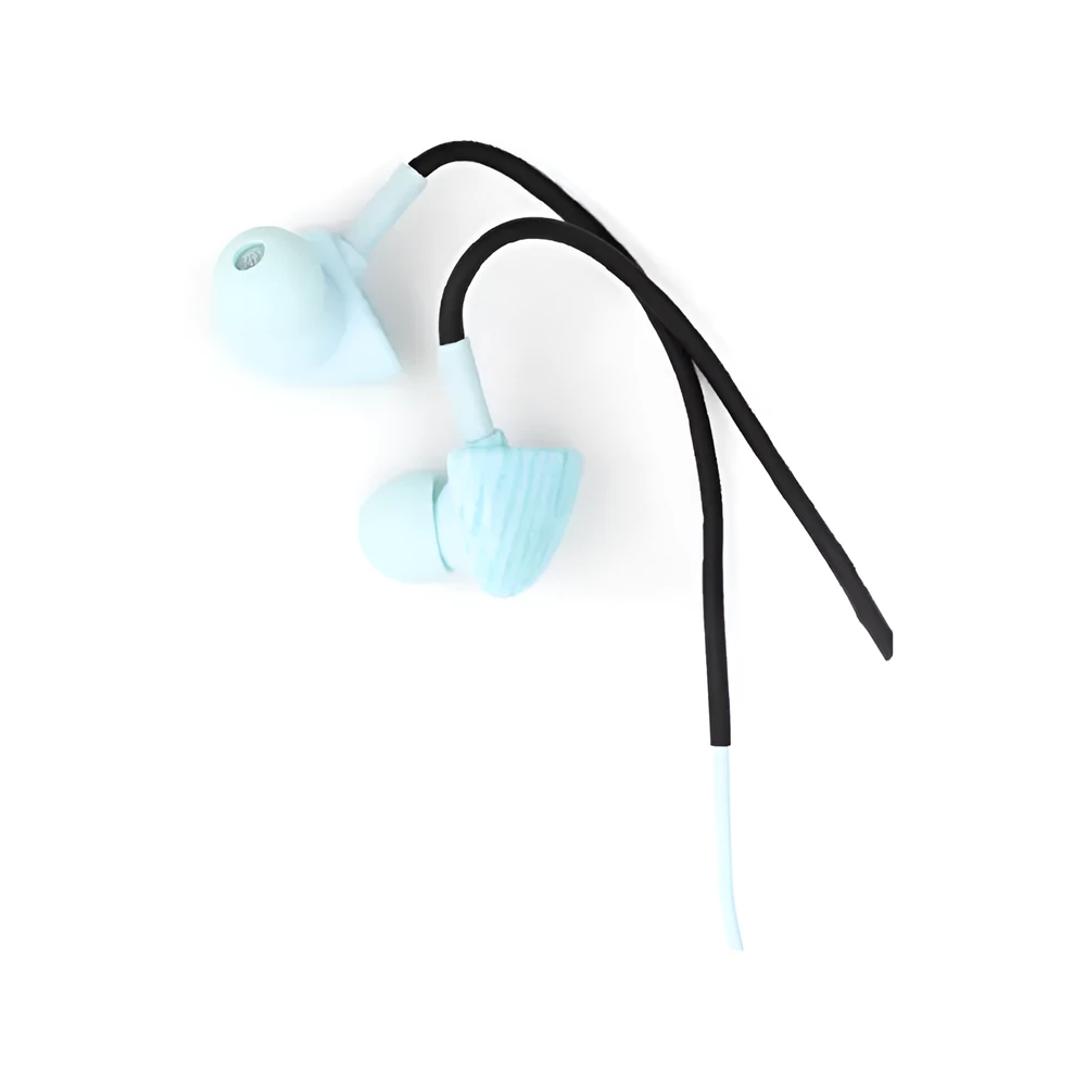 Keeka earphones 3.5mm q32, blue 2