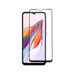 Защитное стекло diamond glass 5d для redmi 12c/10c, черное