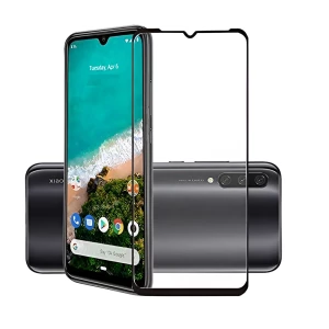 Защитное стекло diamond glass 4d для xiaomi mi a3, черное Thumbnail 2