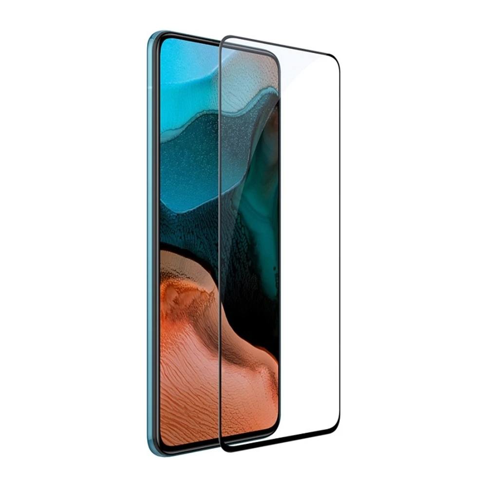 Защитное стекло diamond glass 4d для xiaomi pocophone f2 pro, черное 2