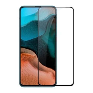 Защитное стекло diamond glass 4d для xiaomi pocophone f2 pro, черное Thumbnail 1