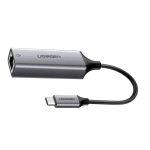 Ugreen адаптер type-c 3.1 на rj45 gigabit ethernet thunderbolt 3 cm199, space gray Thumbnail 2