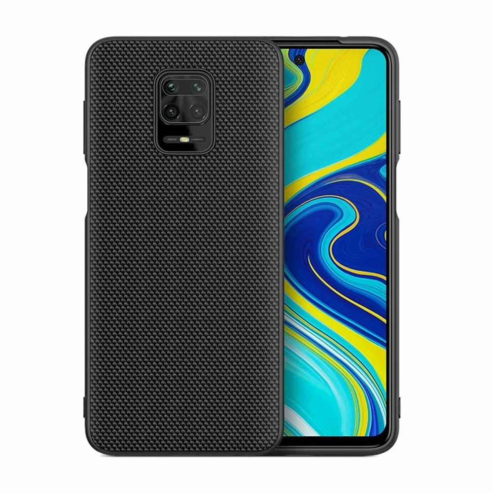 Чехол helmet tpu nylon для xiaomi note 9s/pro/max, черный 2