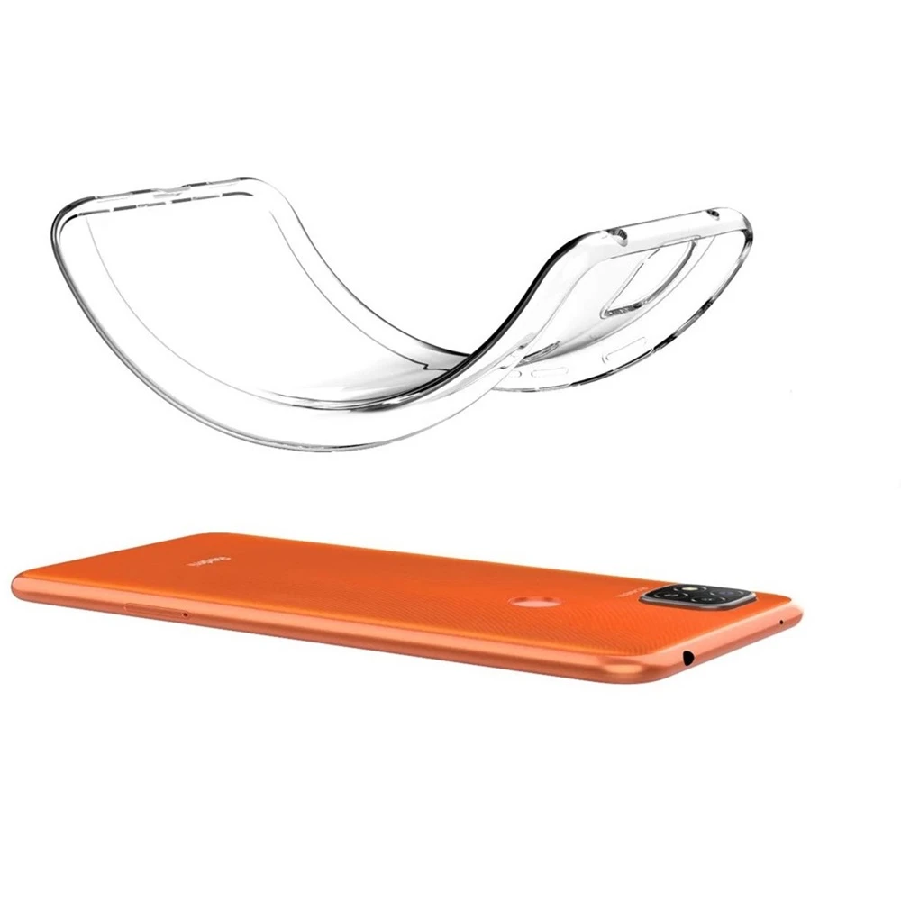 Чехол helmet case tpu soft для xiaomi redmi 9c, прозрачный 3