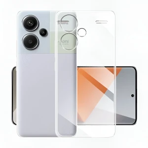 Woo case soft tpu redmi note 13 pro plus 5g, clear Thumbnail 2