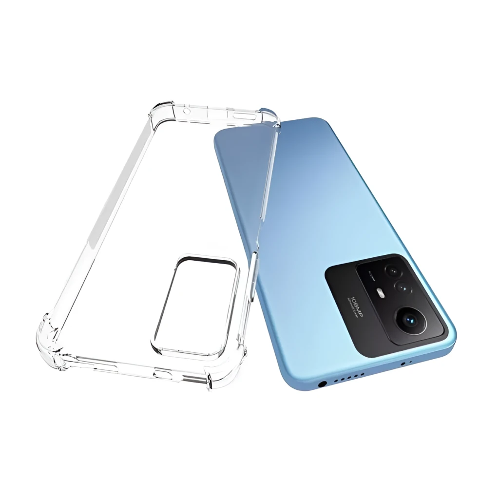 Helmet case tpu soft redmi note 12s, clear 3