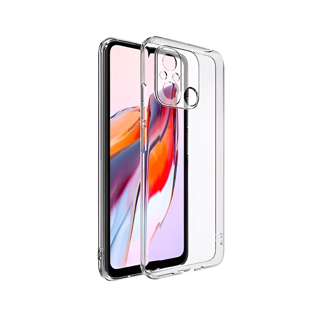 Helmet case tpu soft redmi 12c, clear 2
