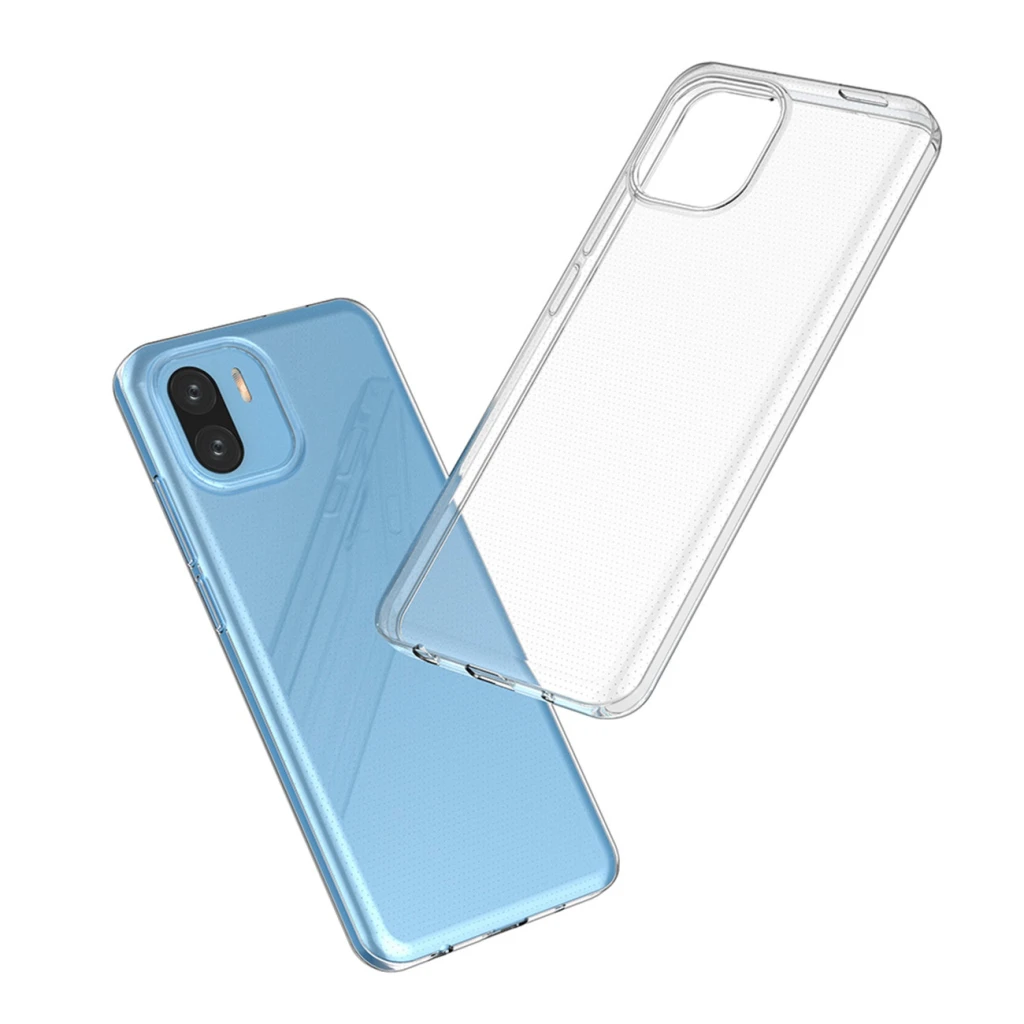 Прозрачный мягкий tpu чехол helmet case для redmi a2/a1 4