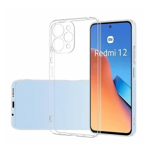 Прозрачный мягкий tpu чехол helmet case для redmi 12