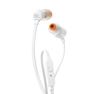 Наушники jbl earphones 3.5mm с микрофоном tune 110, белые Thumbnail 1