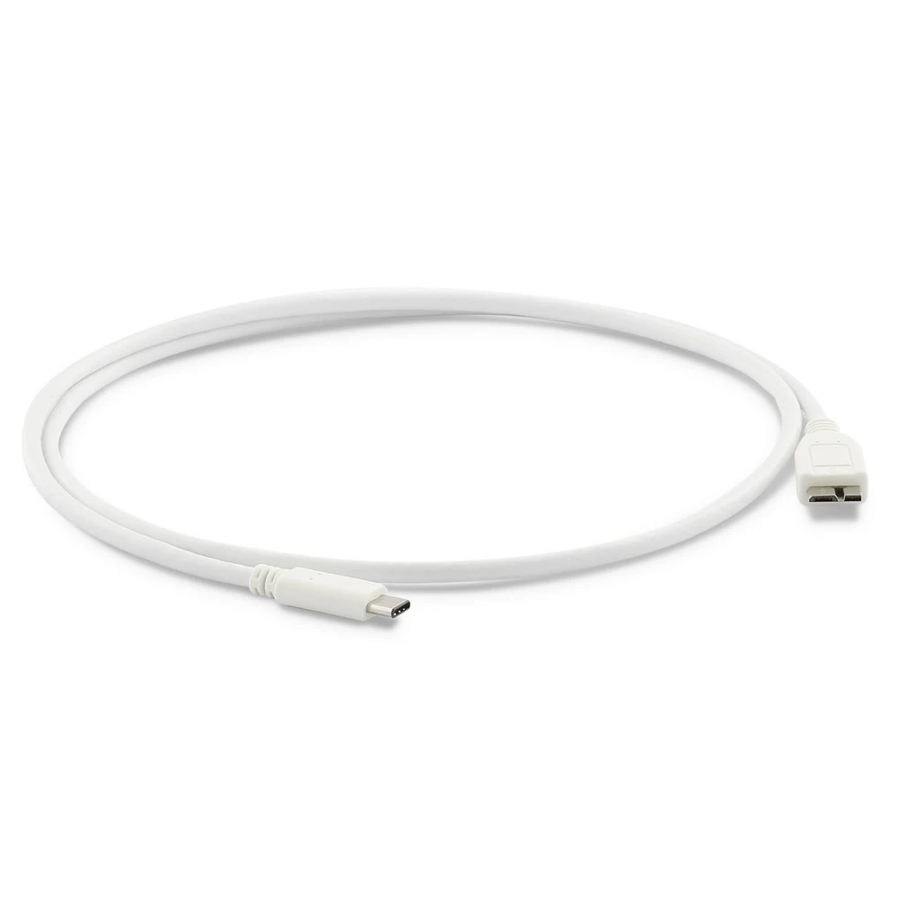 Кабель lmp usb-c (m) - usb 3.0 micro-usb (m), 10g/5a с e-mark, 1 м, белый 3