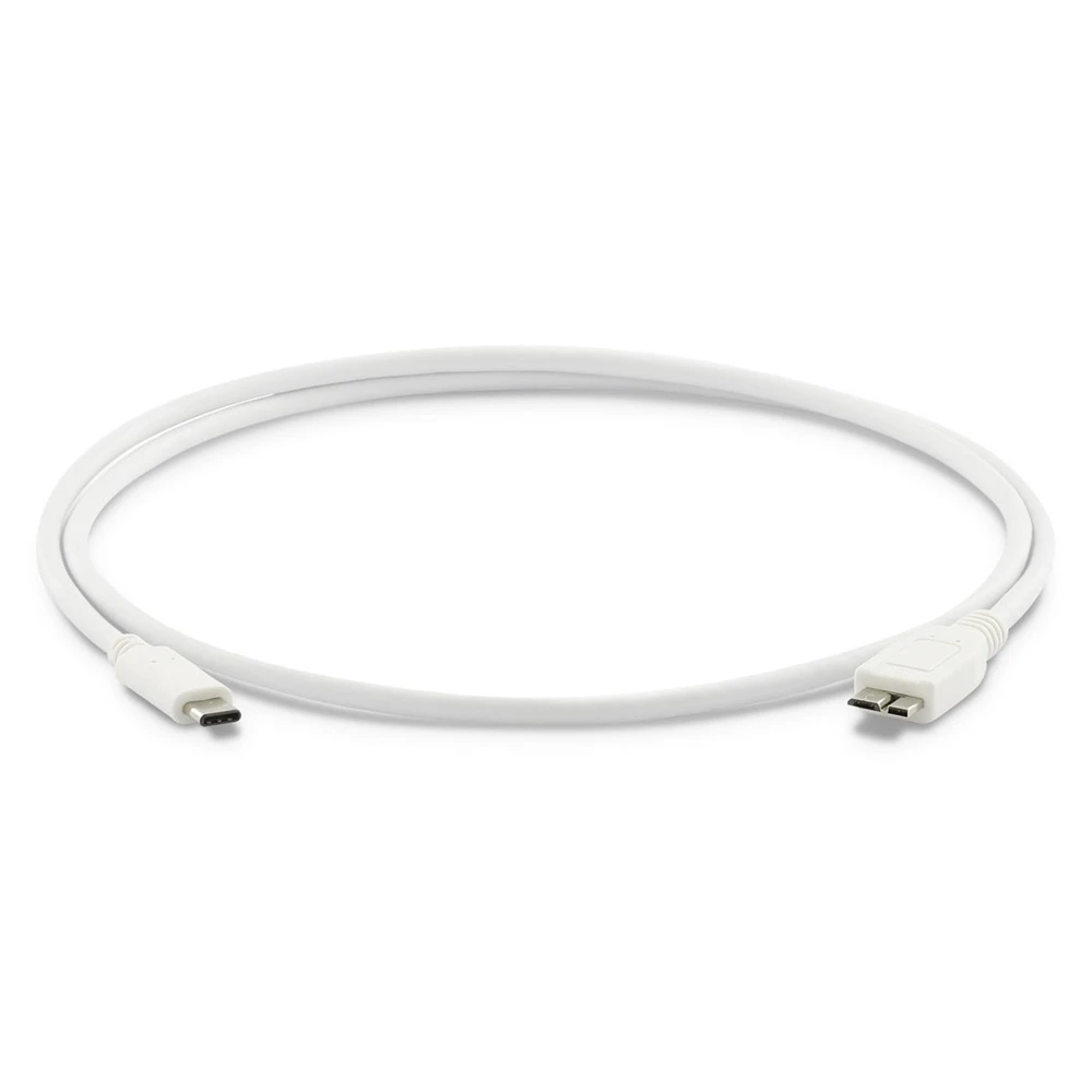 Кабель lmp usb-c (m) - usb 3.0 micro-usb (m), 10g/5a с e-mark, 1 м, белый 3