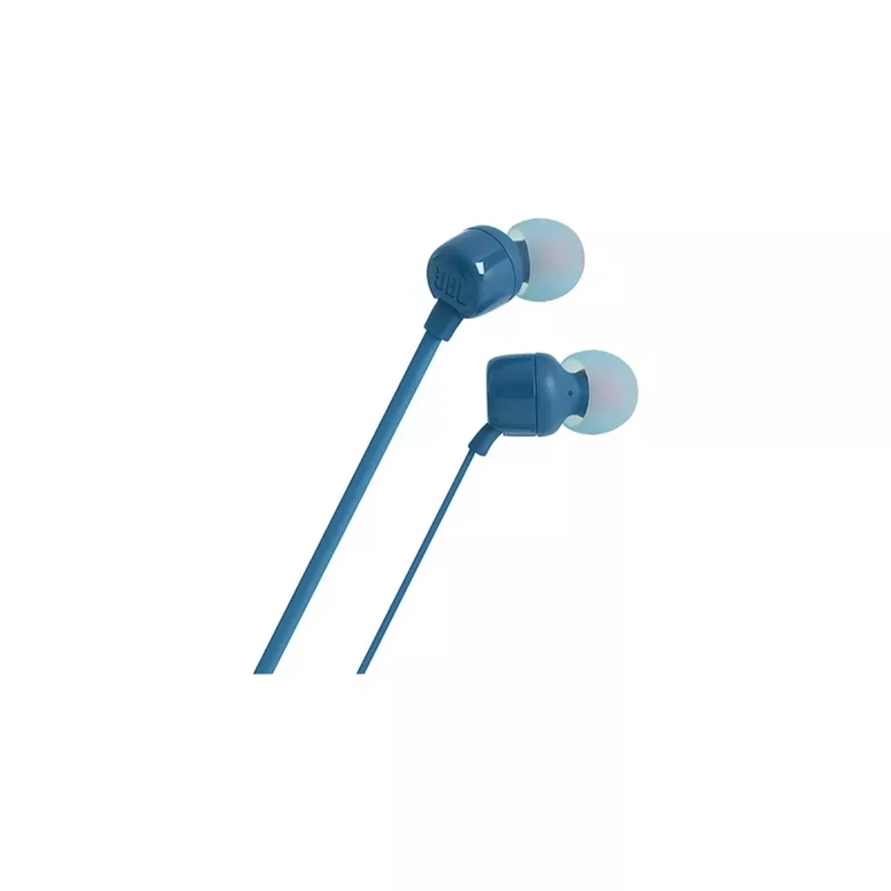 Наушники jbl с микрофоном 3,5 мм tune 110, синие 3