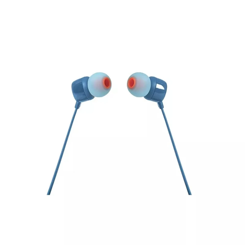 Наушники jbl с микрофоном 3,5 мм tune 110, синие 2