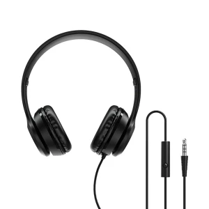 Наушники borofone on-ear с микрофоном 3.5 мм bo05 star, черные