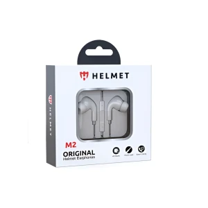 Наушники helmet с микрофоном 3,5 мм m2 series, белые