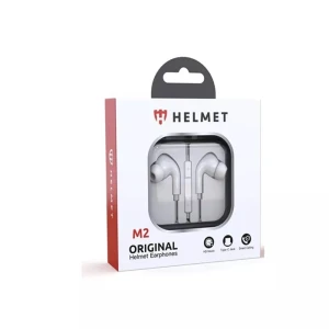 Helmet earphones type-c with mic m2 series, white Thumbnail 3