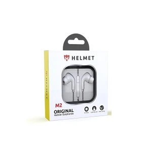 Helmet earphones lightning with mic m2 series, white Thumbnail 3