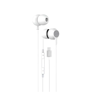 Наушники bwoo type-c с микрофоном hf157, белые