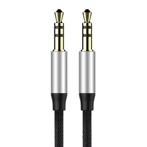 Helmet audio cable 3.5 to 3.5 nylone, black Thumbnail 2