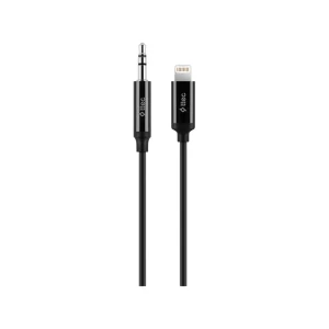 Ttec кабель audio 3.5mm to lightning (1м), черный