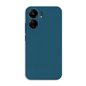 Чехол liquid silicone для redmi 13c, синий