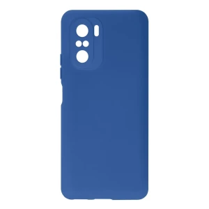 Helmet case liquid silicone xiaomi mi 11i/poco f3, blue