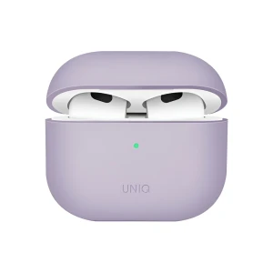 Uniq case silicon lino hybrid lilac for airpods 3rd gen, lavander Thumbnail 1