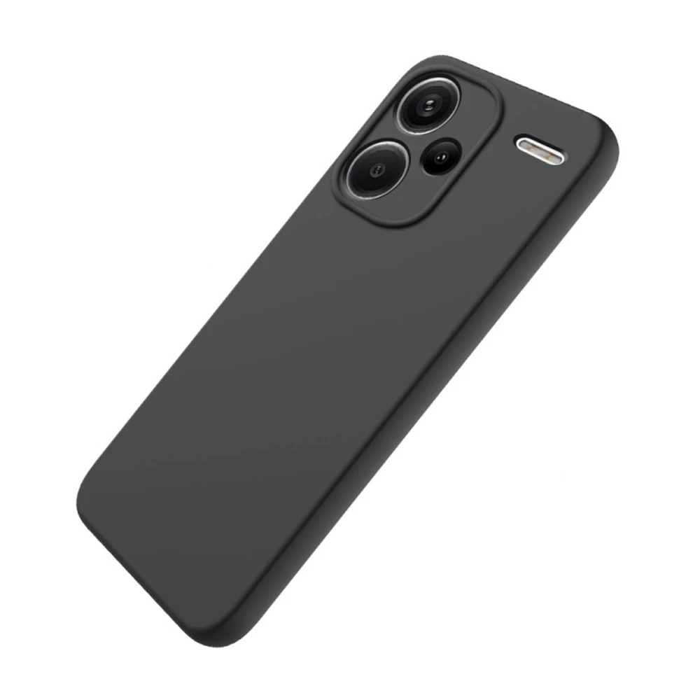 Чехол liquid silicone для redmi note 13 pro plus 5g, черный 2