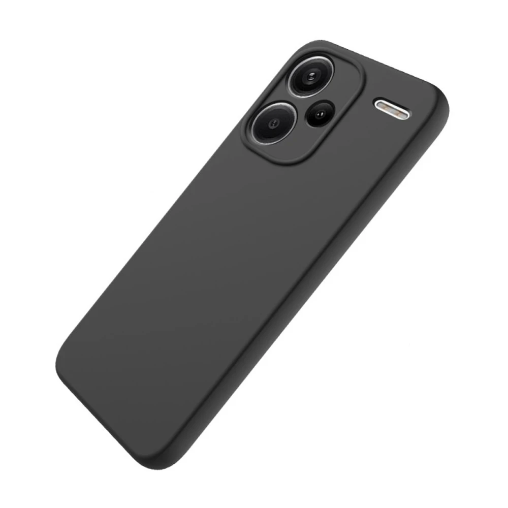 Чехол liquid silicone для redmi note 13 pro plus 5g, черный 2
