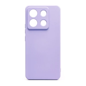 Woo case liquid silicone redmi note 13 pro 4g, purple
