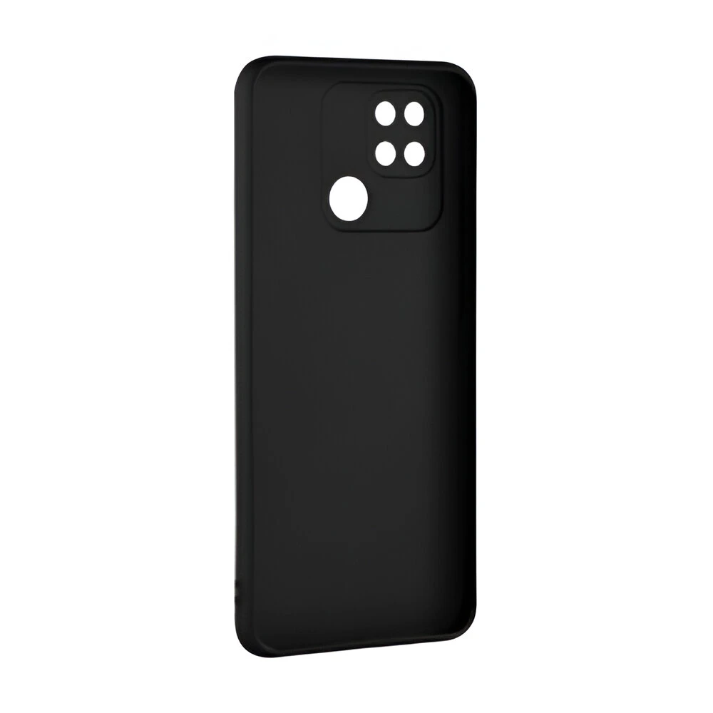 Чехол liquid silicone для redmi 10c, черный 3