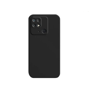 Helmet case liquid silicone redmi 10c, black