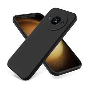 Woo case liquid silicone redmi a3, black
