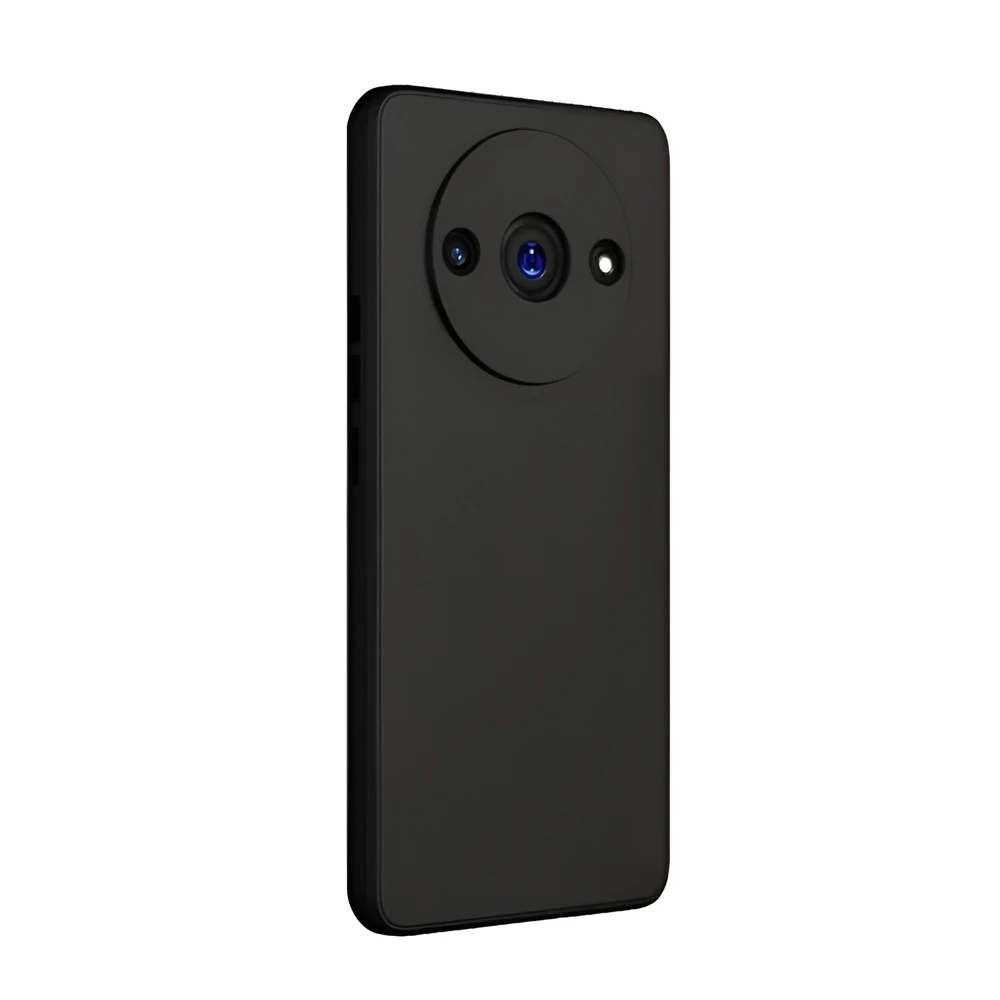 Woo case liquid silicone redmi a3, black 2
