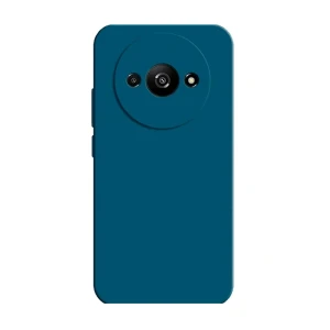 Woo case liquid silicone для redmi a3, синий