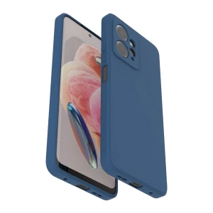 Helmet case liquid silicone redmi note 12 4g, blue Thumbnail 2