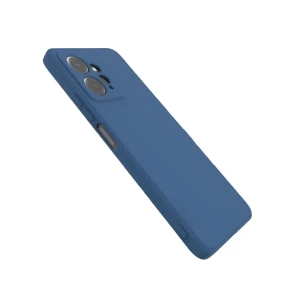Чехол helmet liquid silicone для redmi note 12 4g, синий