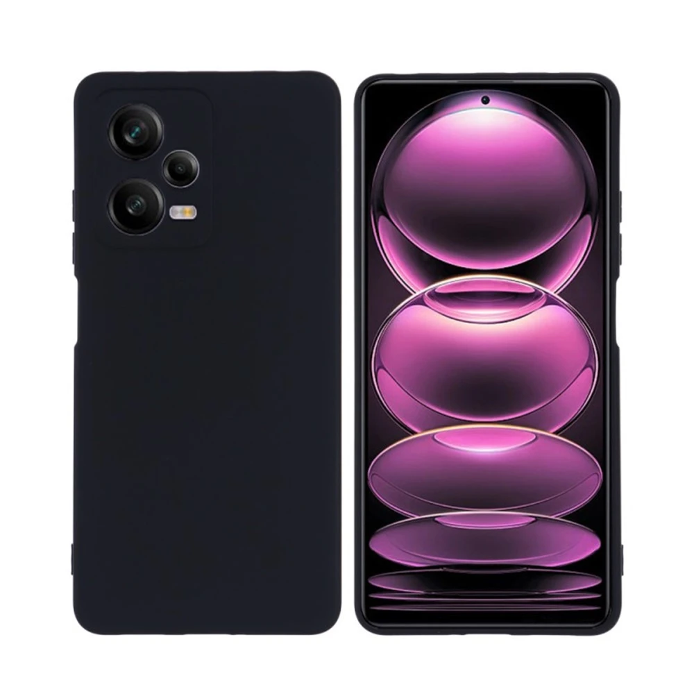 Helmet case liquid silicone redmi note 12 pro 5g, black 3