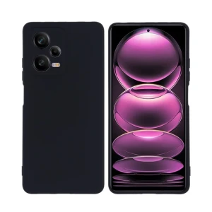 Helmet case liquid silicone redmi note 12 pro 5g, black Thumbnail 3