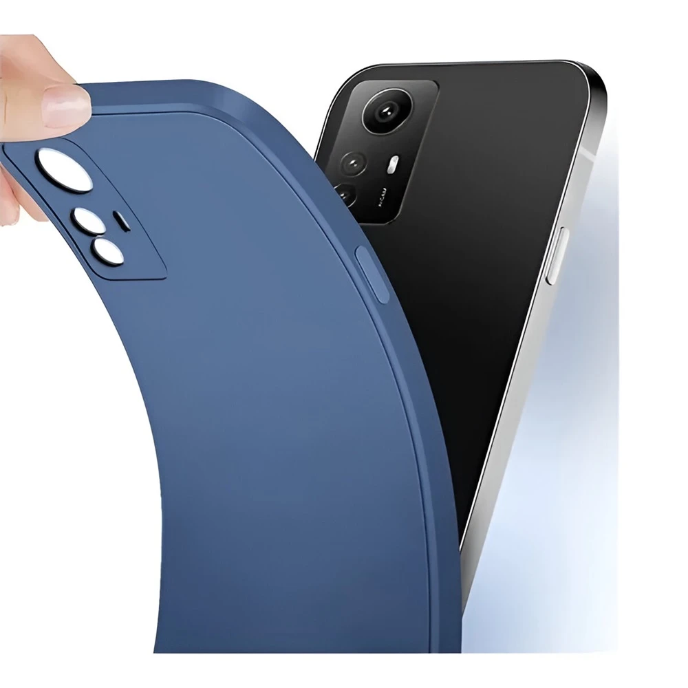 Helmet case liquid silicone redmi note 12s 4g, blue 2