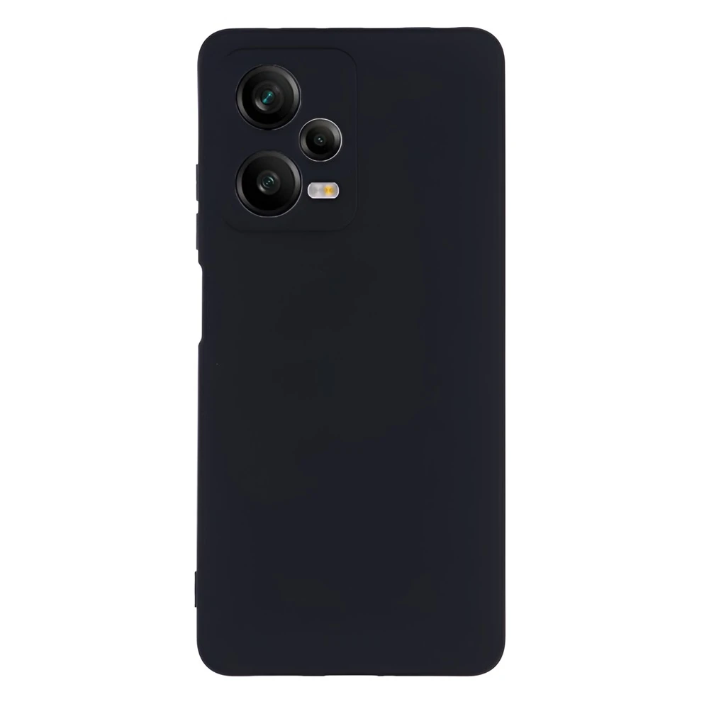 Helmet case liquid silicone redmi note 12 pro 4g, black 2