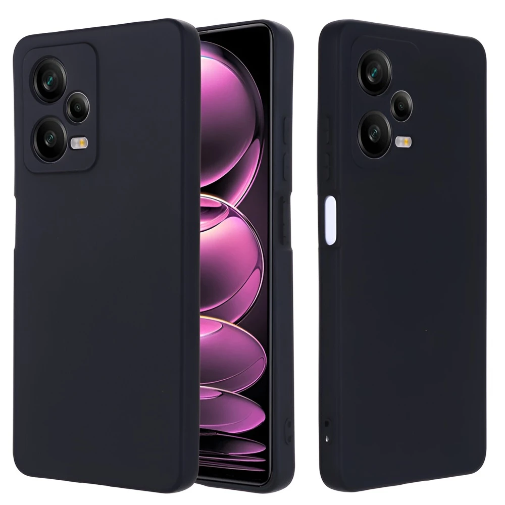 Helmet case liquid silicone redmi note 12 pro 4g, black 3