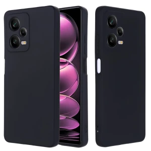Helmet case liquid silicone redmi note 12 pro 4g, black Thumbnail 3