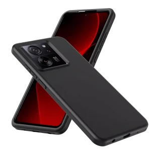 Чехол liquid silicone для xiaomi 13t/13t pro, черный