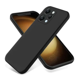 Чехол helmet liquid silicone для redmi 12, черный