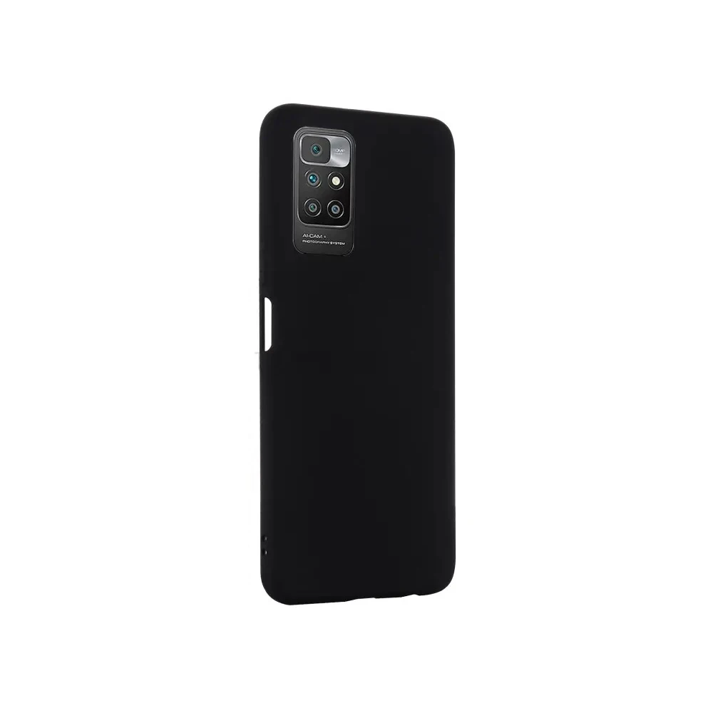 Чехол liquid silicone для redmi 10, черный 2