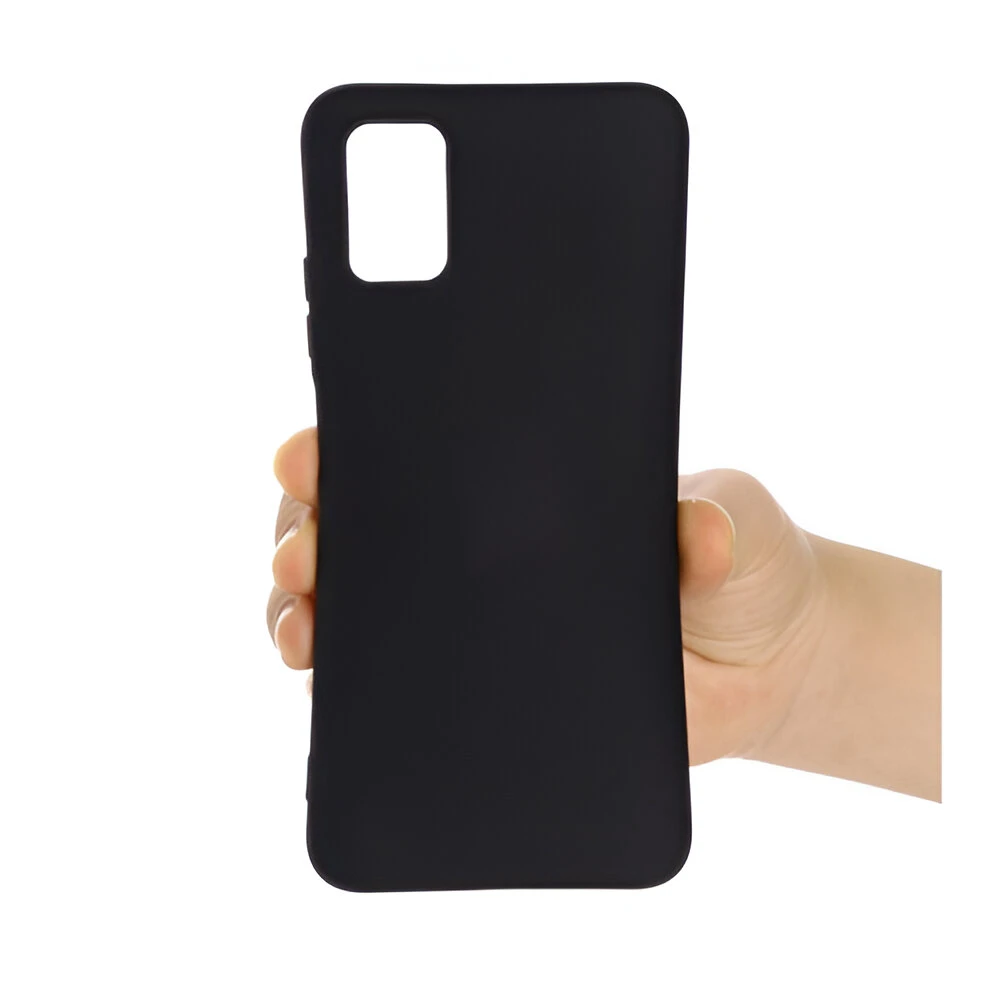 Чехол liquid silicone для xiaomi poco m3, черный 3