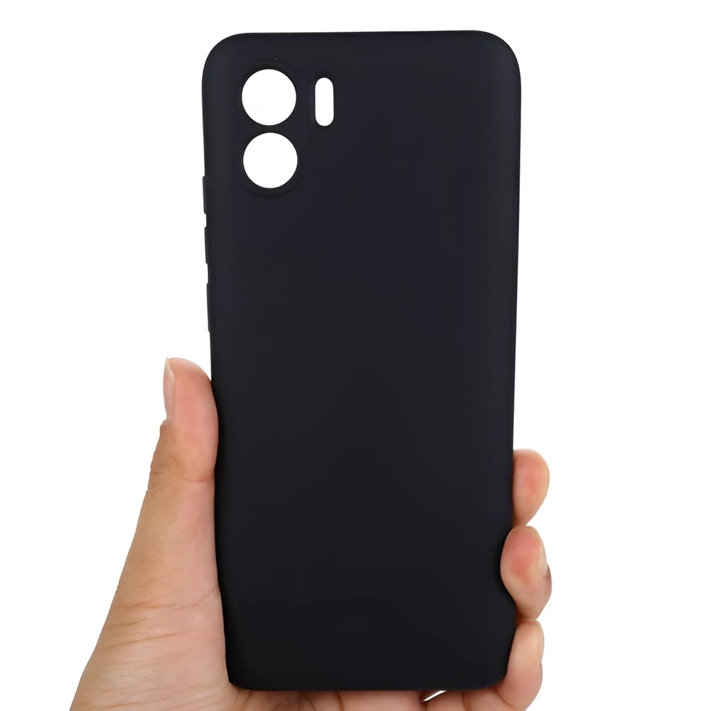 Чехол helmet liquid silicone для redmi a1, черный 3